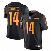 Men & Women & Youth Washington Commanders #14 Sam Howell Nike Black Alternate Vapor Untouchable Limited Jersey,baseball caps,new era cap wholesale,wholesale hats